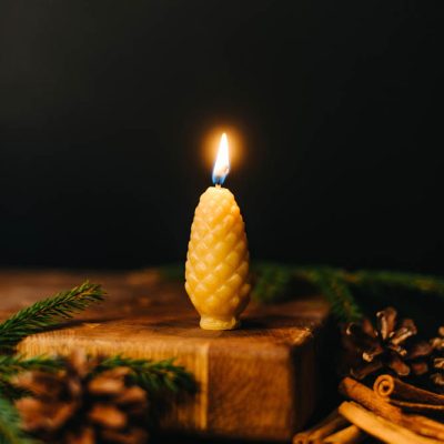 Bišu vaska svece Mazs čiekurs