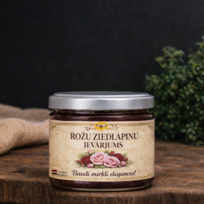 Rožu ziedlapiņu ievārījums