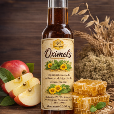 Oximels ar topinambūra ziediem